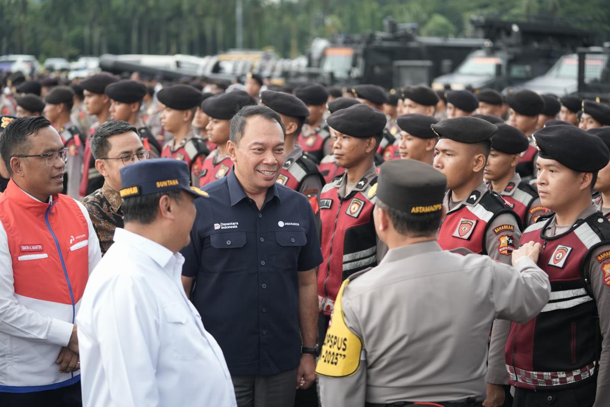 Hadiri Apel Operasi Lilin 2025 di Monas, Jasa Marga Siap Kawal Arus Natal dan Tahun Baru 2025-2026