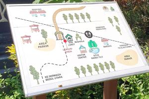 Peta kawasan Hutan Mangrove Bedul (Tuahta Aldo / fin.co.id)