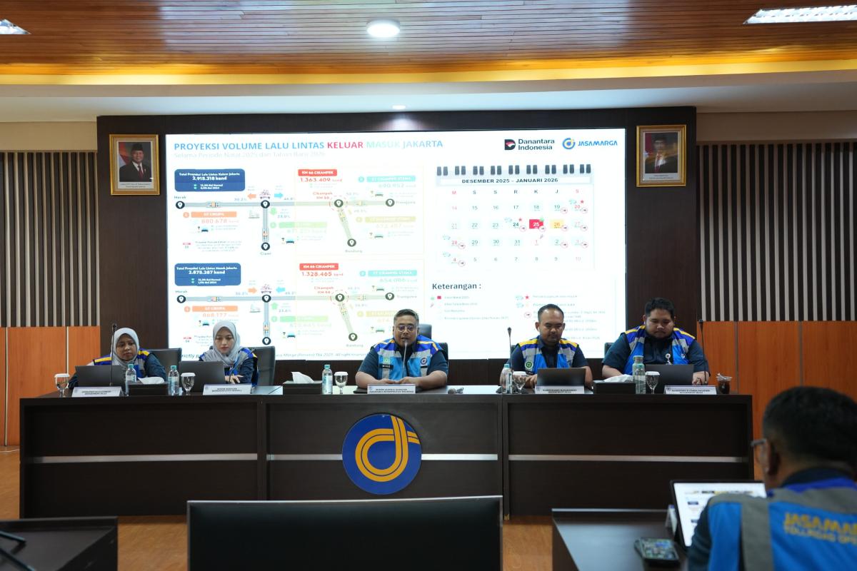 Jelang Nataru 2025/2026, Jasamarga Metropolitan Tollroad Tingkatkan Kesiapan Operasional Jalan Tol Jabodetabek dan Bandung