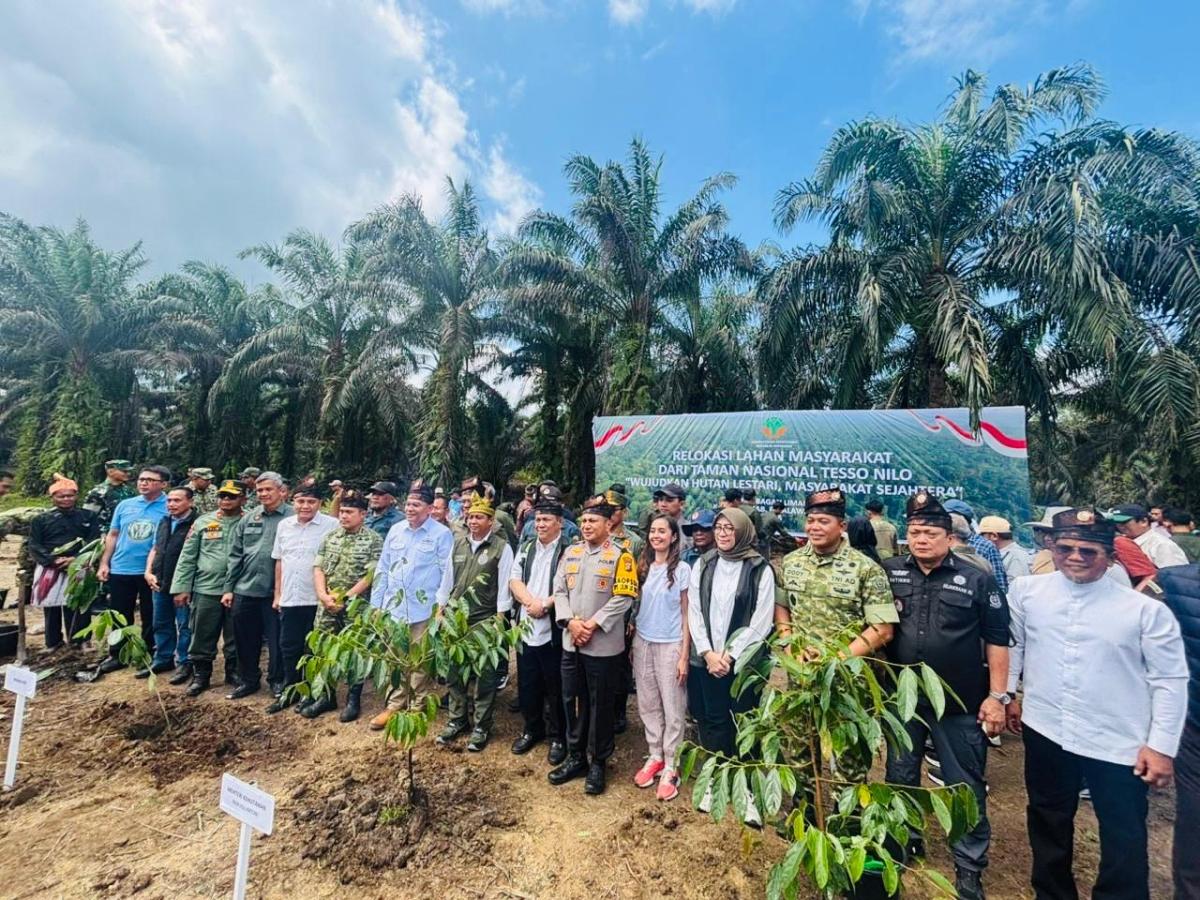 Relokasi Lahan Masyarakat Taman Nasional Tesso Nilo 'Wujudkan Hutan Lestari, Masyarakat Sejahtera'
