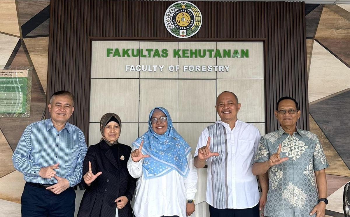 APHI dan Fakultas Kehutanan USU Bahas Transformasi Industri Kehutanan Nasional