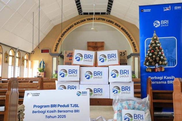  Maknai Natal 2025, BRI Peduli﻿ Wujudkan ﻿Kepedulian ﻿Melalui﻿ Penyaluran ﻿Puluhan﻿ Ribu﻿Paket﻿ Sembako﻿ bagi Masyarakat 