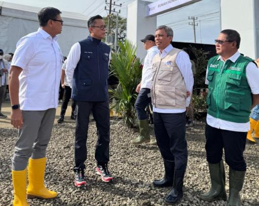Presiden RI Meninjau Pembangunan Rumah Hunian Danantara (Huntara) di Aceh, BSN Hadir Dukung Pembiayaan Syariah