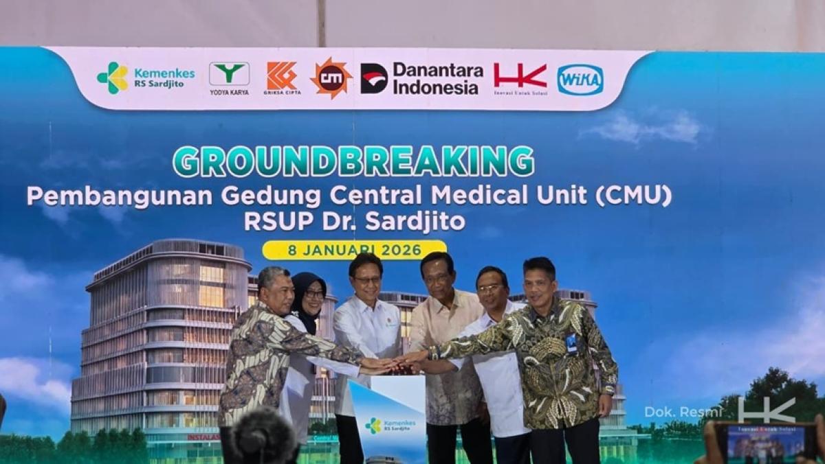 Gebrakan Baru Layanan Kesehatan! Hutama-Wika KSO Mulai Bangun Gedung CMU RSUP Dr. Sardjito Yogyakarta