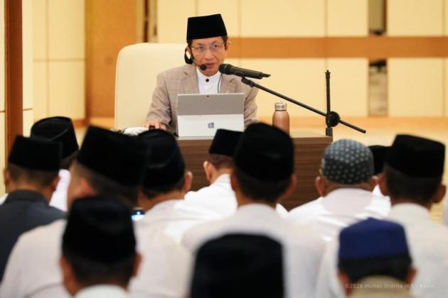 Sholat Subuh Berjamaah Perdana di Masjid Negara IKN Digelar Khidmat, Menteri Agama Pimpin Langsung.