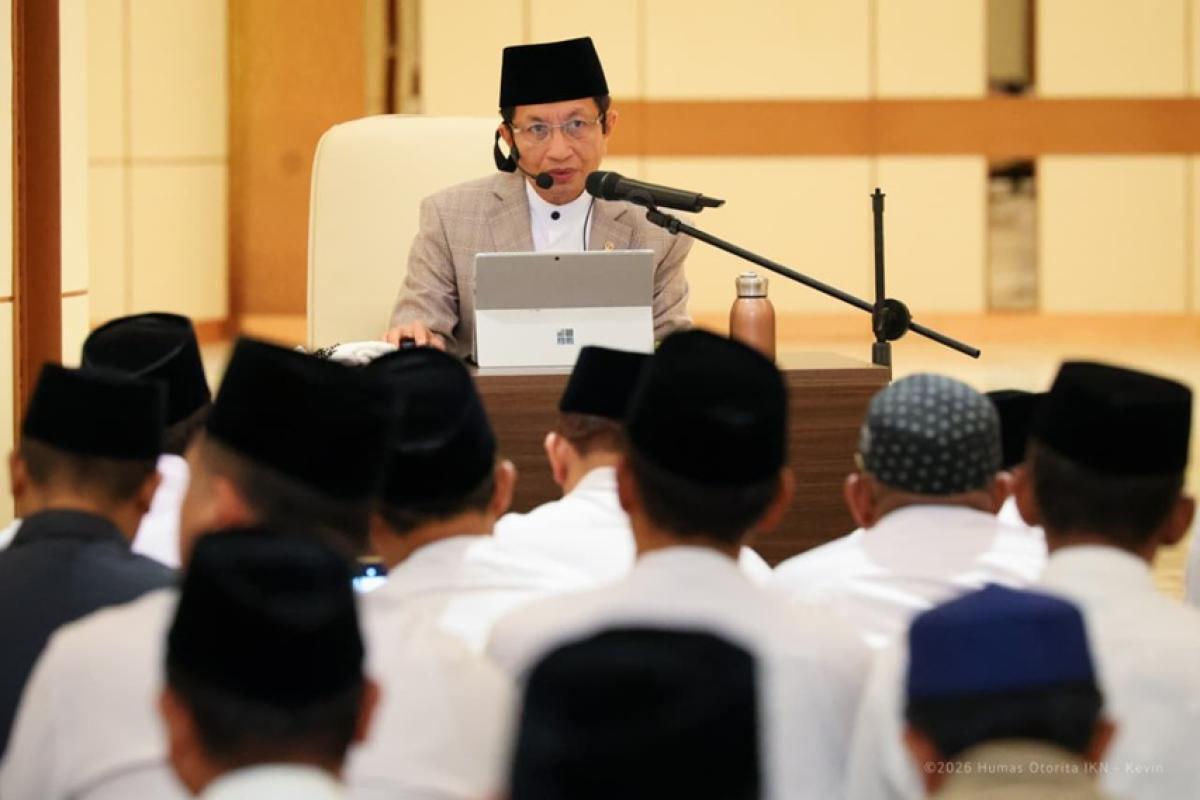 Sholat Subuh Berjamaah Perdana di Masjid Negara IKN Digelar Khidmat, Menteri Agama Pimpin Langsung.