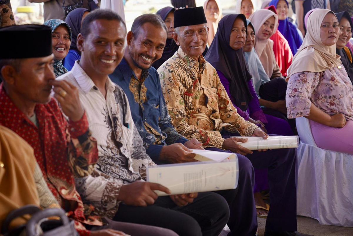 Melalui PTSL, Kementerian ATR/BPN Terbitkan 1,2 Juta Sertipikat Sepanjang Tahun 2025