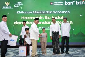 BTN bersama BSN Hadirkan Harmoni dan Berkah Lewat Program Khitanan Massal 024629