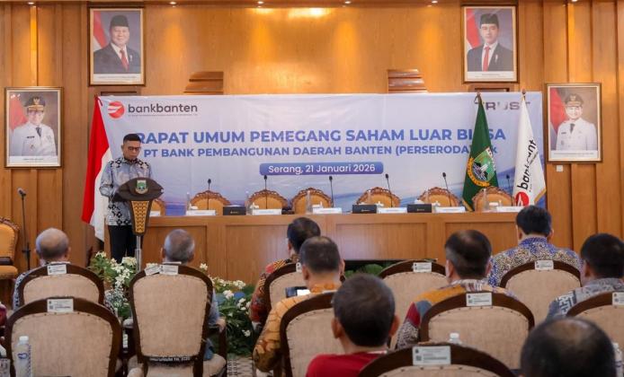 Hadiri RUPS LB, Gubernur Andra Soni: Bank Banten Harus Menjadi Identitas dan Kebanggaan Warga