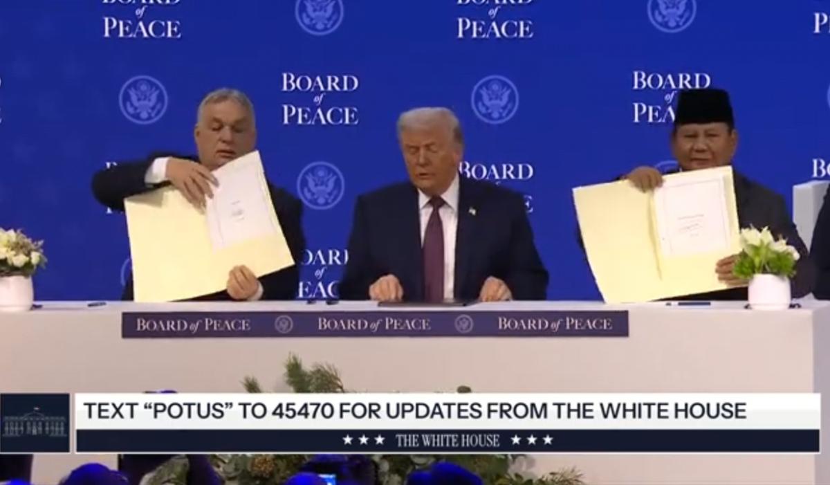 Presiden Prabowo Subianto Resmi Teken Piagam Dewan Perdamaian Donald Trump di Davos, Perang Gaza Segera Berakhir?