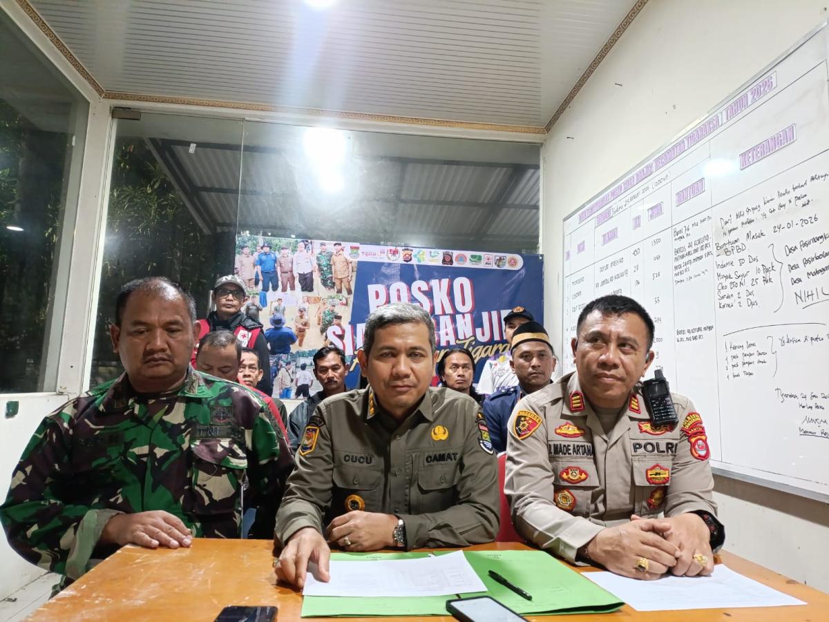Banjir di Tigaraksa Tangerang Berangsur Surut, Warga Terdampak Dipastikan Tertangani!