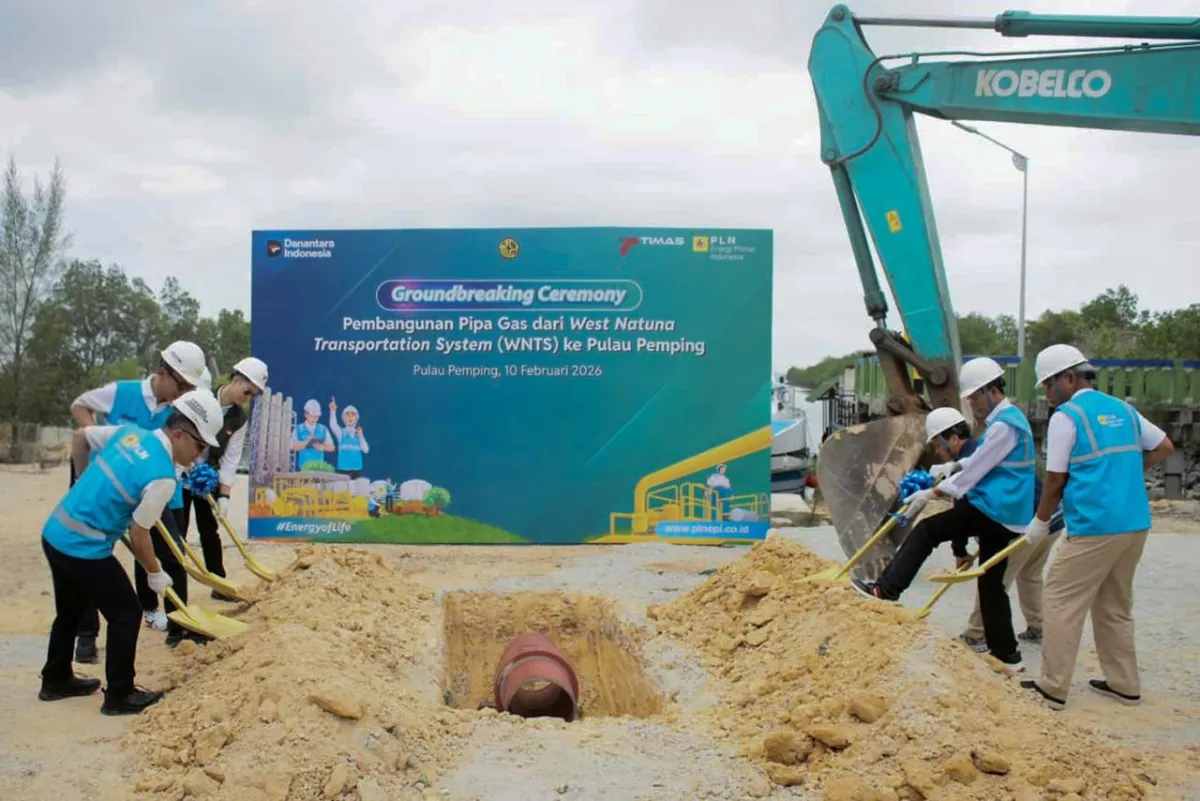 Perkuat Pasokan Gas Dalam Negeri, PLN EPI Mulai Pembangunan Pipa Gas Ruas Natuna-Pemping 