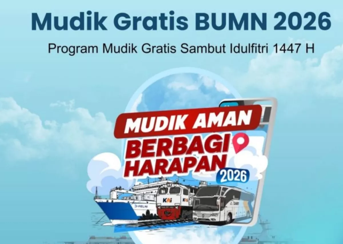 Mudik Gratis BUMN 2026 Siap Angkut 100 Ribu Lebih Pemudik, Bus hingga Kapal Disiapkan