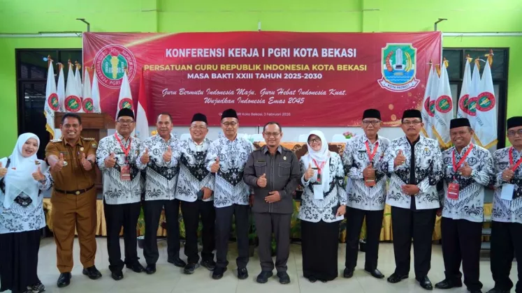 DPRD Kota Bekasi Hadiri Konferensi Kerja I PGRI dengan Masa Bakti XXIII Tahun 2025–2030