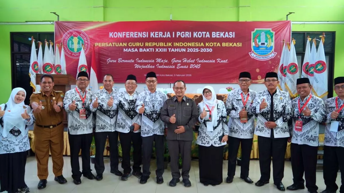 DPRD Kota Bekasi Hadiri Konferensi Kerja I PGRI dengan Masa Bakti XXIII Tahun 2025–2030