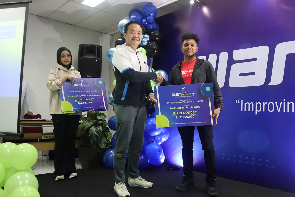WARI Apresiasi Karyawan Berprestasi Lewat Awarding 2025, Tegaskan Semangat Improving Together