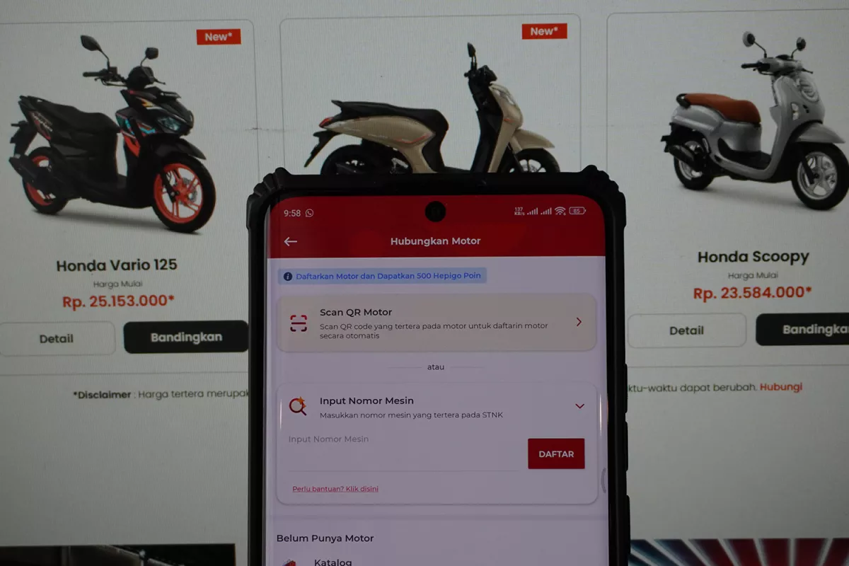 WMS Permudah Registrasi Motor Lewat Pembaruan Menu ‘Hubungkan Motor’ di Aplikasi Wanda