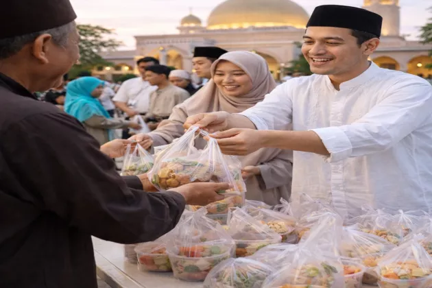 Selama Ramadan 1447 H, Masjid Al-Azhar Sediakan 800 Kotak Takjil Setiap Hari