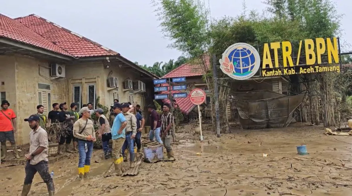Perjuangan Kantah Kabupaten Aceh Tamiang Selamatkan 75 Ribu Arsip Pertanahan Pascabencana