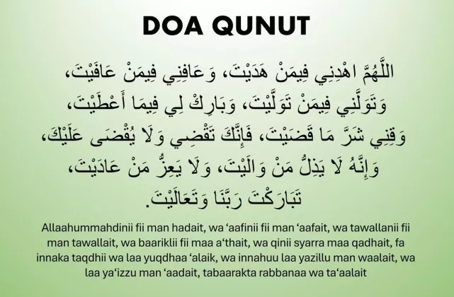 Bacaan Doa Qunut Witir di Pertengahan Ramadan: Arab, Latin dan Maknanya