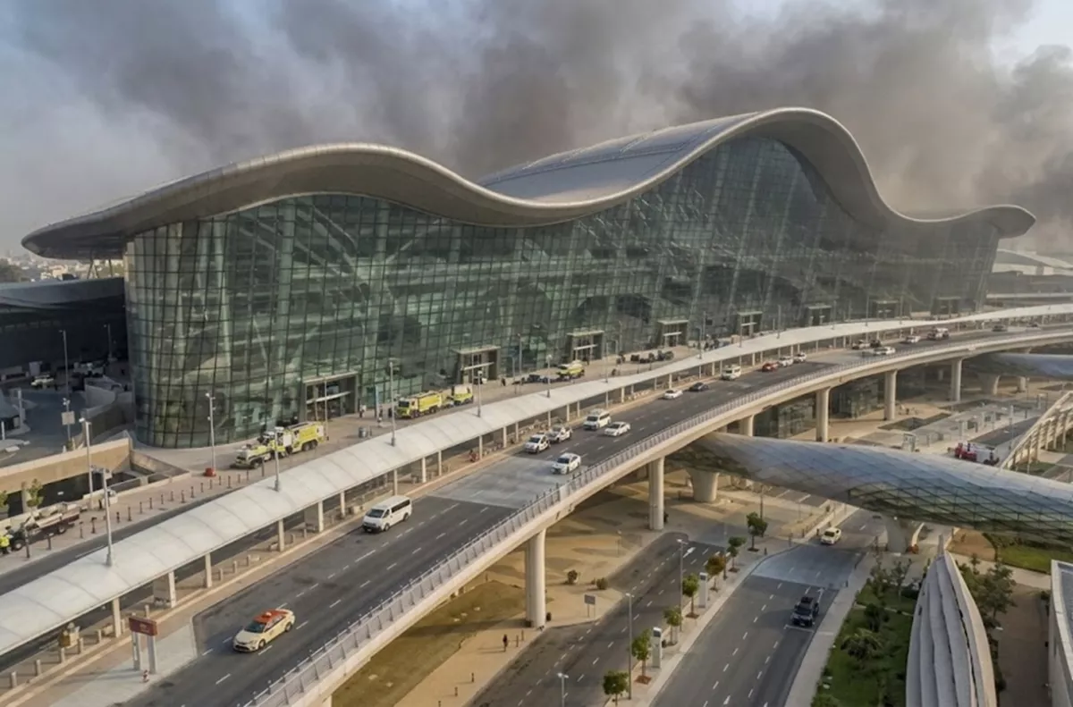 Bandara Abu Dhabi dan Dubai Dihantam Rudal Iran! Satu Tewas, Penerbangan Internasional Lumpuh