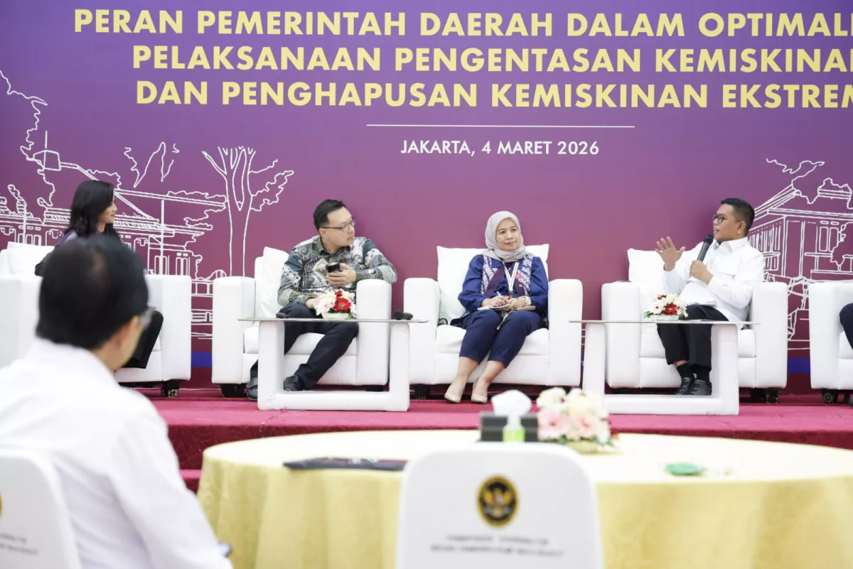 Andra Soni Beberkan Praktik Baik Pengentasan Kemiskinan Banten di Forum Nasional