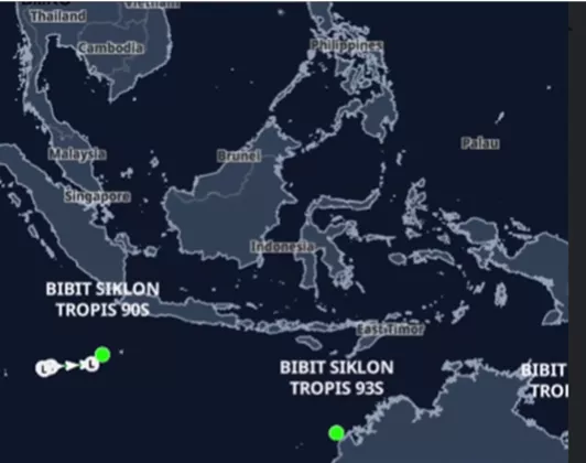 Waspada Tiga Bibit Siklon: BMKG Beri Peringatan Dini Cuaca Ekstrem di Wilayah Indonesia