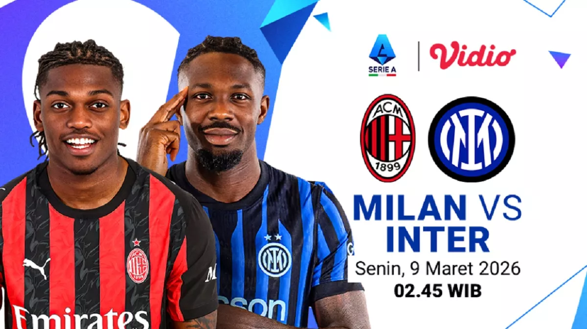 Link Live Streaming AC Milan vs Inter Milan di Liga Italia 2025-2026