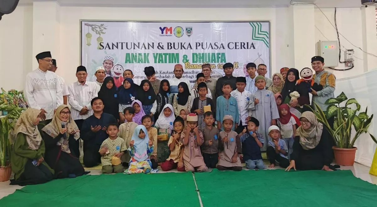 Ramadhan Penuh Berkah! Laznas Yatim Mandiri Tangerang Raya Tebar Senyum Lewat Santunan dan Buka Puasa Ceria