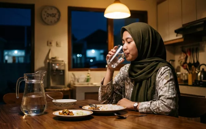 Risiko Mengerikan Kurang Minum Saat Sahur yang Sering Disepelekan