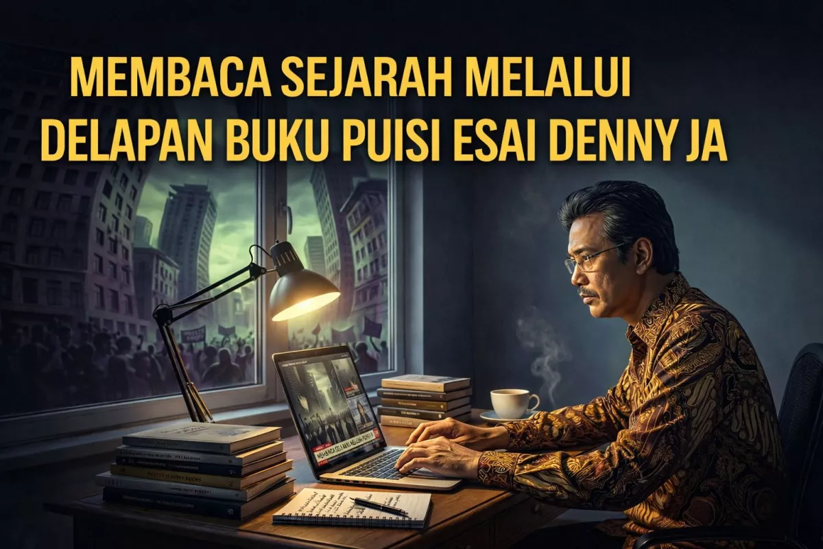 Denny JA Merekam Luka Sejarah Melalui 8 Buku Puisi Esai