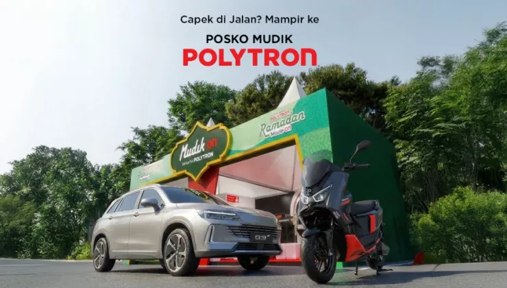 Pertama Kali! Polytron Hadirkan Posko Mudik untuk Temani Perjalanan Pemudik dengan Mobil Listrik Polytron G3 Series