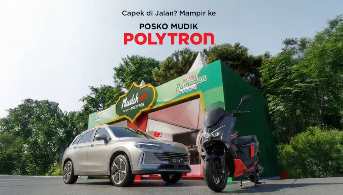 Pertama Kali! Polytron Hadirkan Posko Mudik untuk Temani Perjalanan Pemudik dengan Mobil Listrik Polytron G3 Series