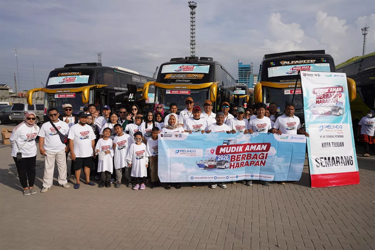 Mudik Aman Berbagi Harapan: IPC TPK Fasilitasi 500 Pemudik Tujuan Semarang di Idul Fitri 1447 H