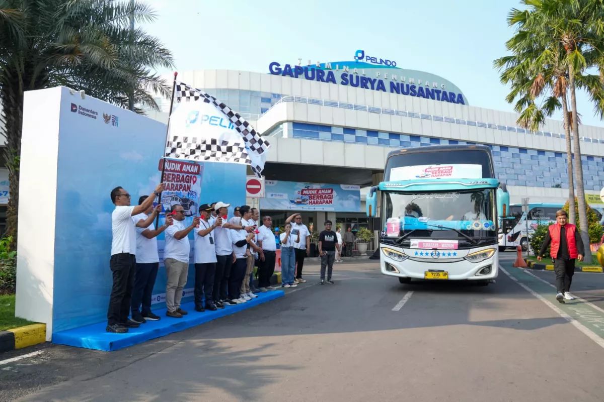 Pelindo Petikemas Lepas 4.000 Pemudik Menggunakan Bus ke Berbagai Tujuan