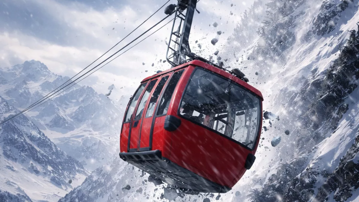 Gondola Ski di Swiss Jatuh akibat Angin Kencang, Satu Penumpang Tewas