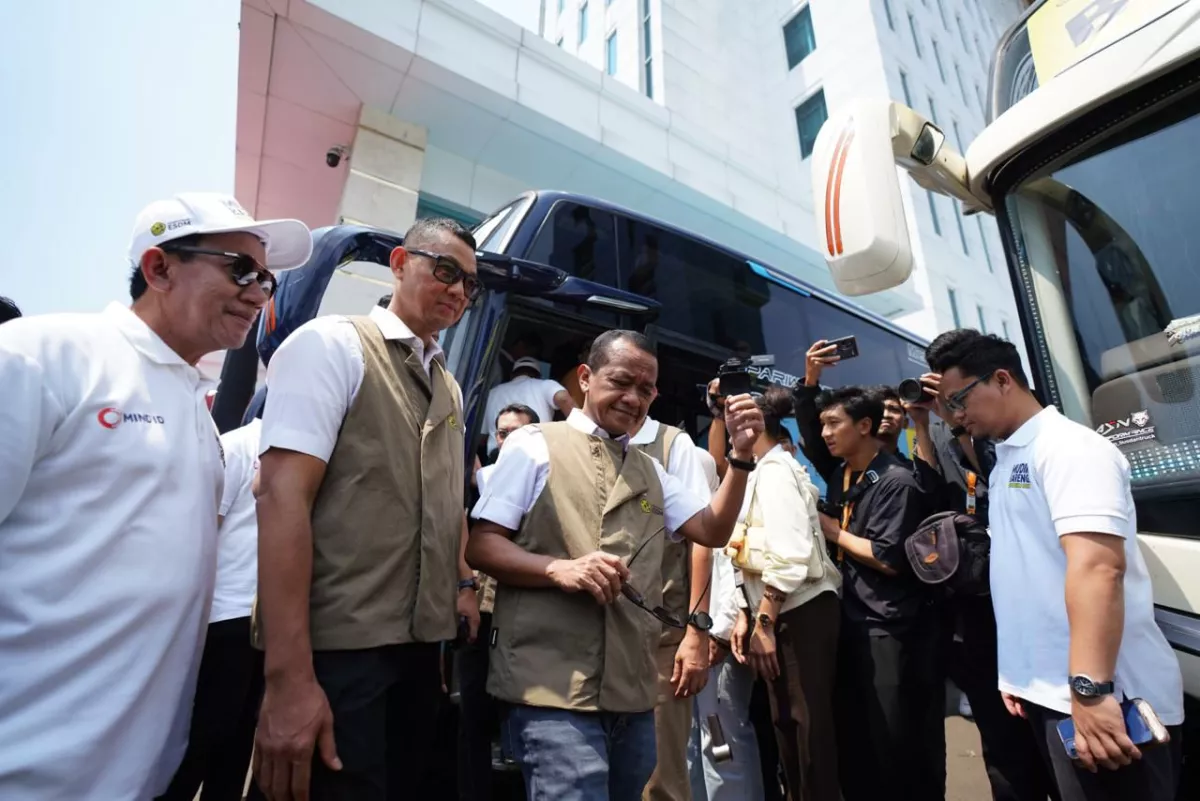 Berangkatkan 1.496 Peserta, KESDM Bersama PLN dan BUMN Energi Fasilitasi Mudik Gratis ke 20 Rute Tujuan
