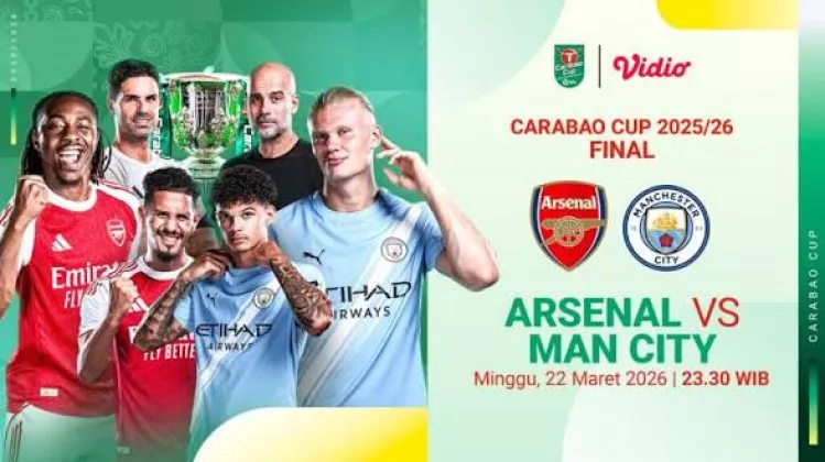 Tempat Menonton Arsenal vs Manchester City