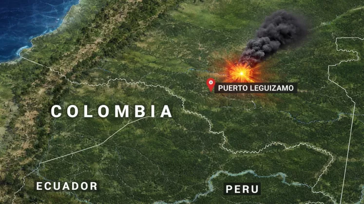 66 Tewas, Pesawat Militer Kolombia Jatuh Sesaat Setelah Lepas Landas