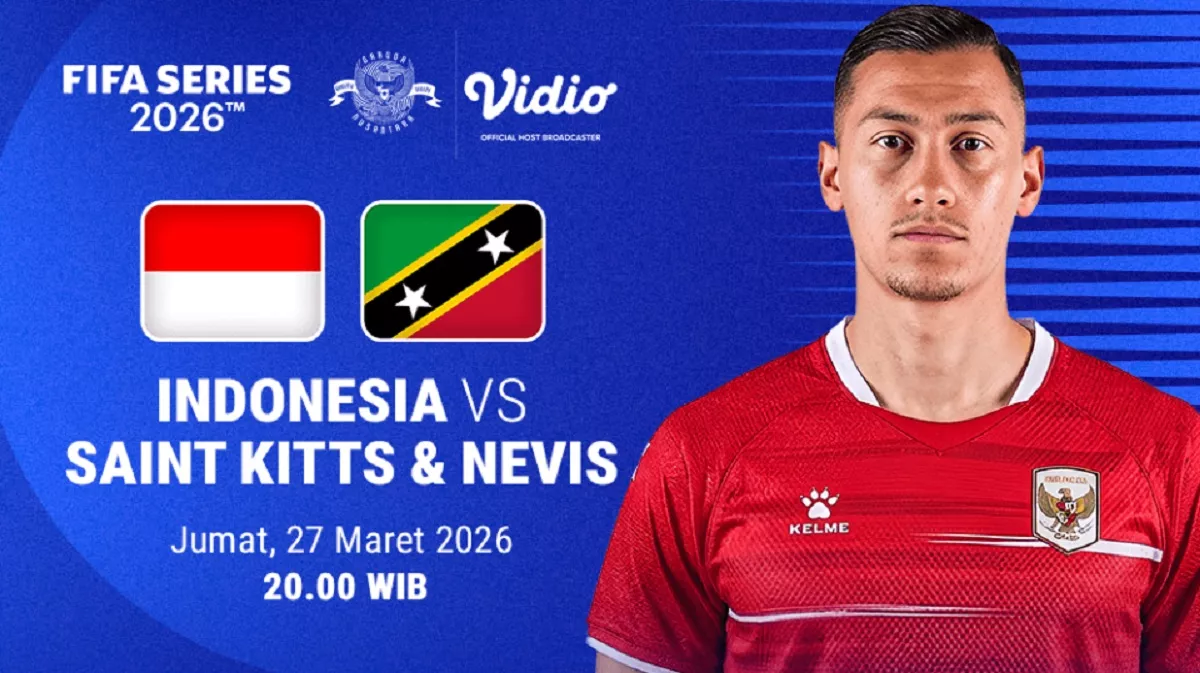 Link Live Streaming FIFA Series 2026: Timnas Indonesia vs Saint Kitts & Nevis