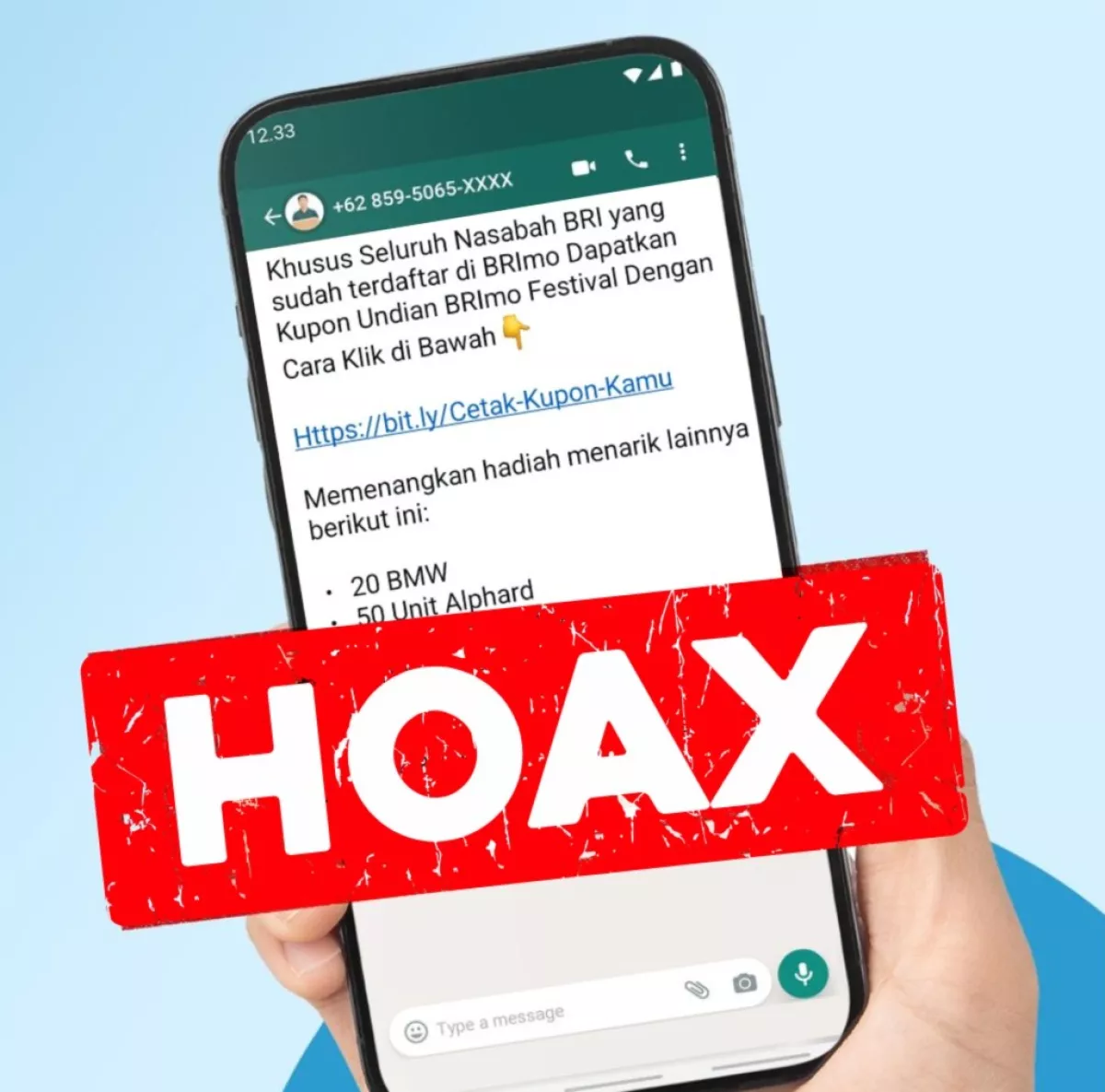 Waspada Penipuan, BRI Imbau Masyarakat Waspada Kenali Modus Link Palsu