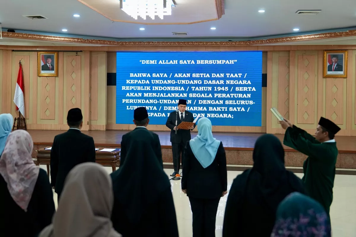 Lantik Pejabat Tinggi di Kemenpora, Menpora Erick: Rotasi ini Bentuk Komitmen Serius Transformasi