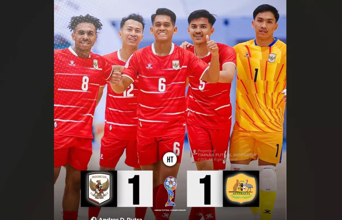 Futsal Indonesia vs Australia MEMANAS! Skor 1-1 Bikin Grup B Makin Sengit