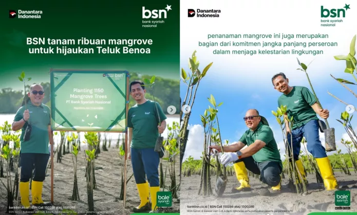 Aksi Nyata Hari Bumi: BSN Tanam 1.150 Mangrove untuk Masa Depan Lingkungan