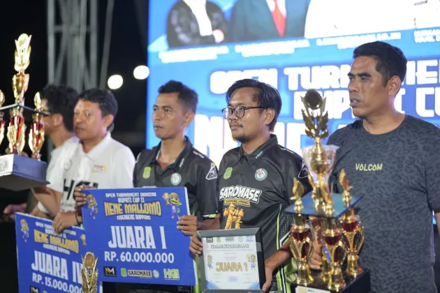 Sidrap Timur Jadi 'The Best Gardu' di Bupati Cup II 2026, Ini Daftar Lengkap Pemenang dan Besaran Uang Pembinaan Turnamen Domino