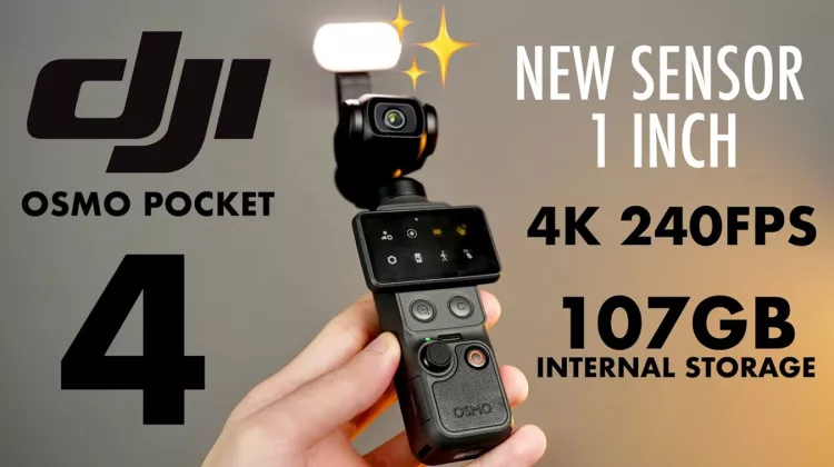 RAJANYA KAMERA VLOGGING! DJI Osmo Pocket 4 Masuk Indonesia, Intip Fitur Gila 4K/240fps & Memori Internal 107 GB, Berapa Harganya?