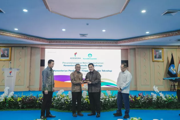Menpora Teken MoU dengan Mendiktisaintek Brian, Bersinergi  Dukung Student Athlete dan Pengelolaan Fasilitas Olahraga di Perguruan Tinggi