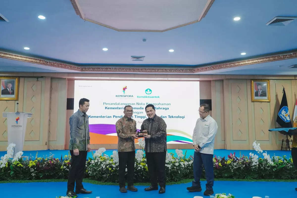 Menpora Teken MoU dengan Mendiktisaintek Brian, Bersinergi  Dukung Student Athlete dan Pengelolaan Fasilitas Olahraga di Perguruan Tinggi