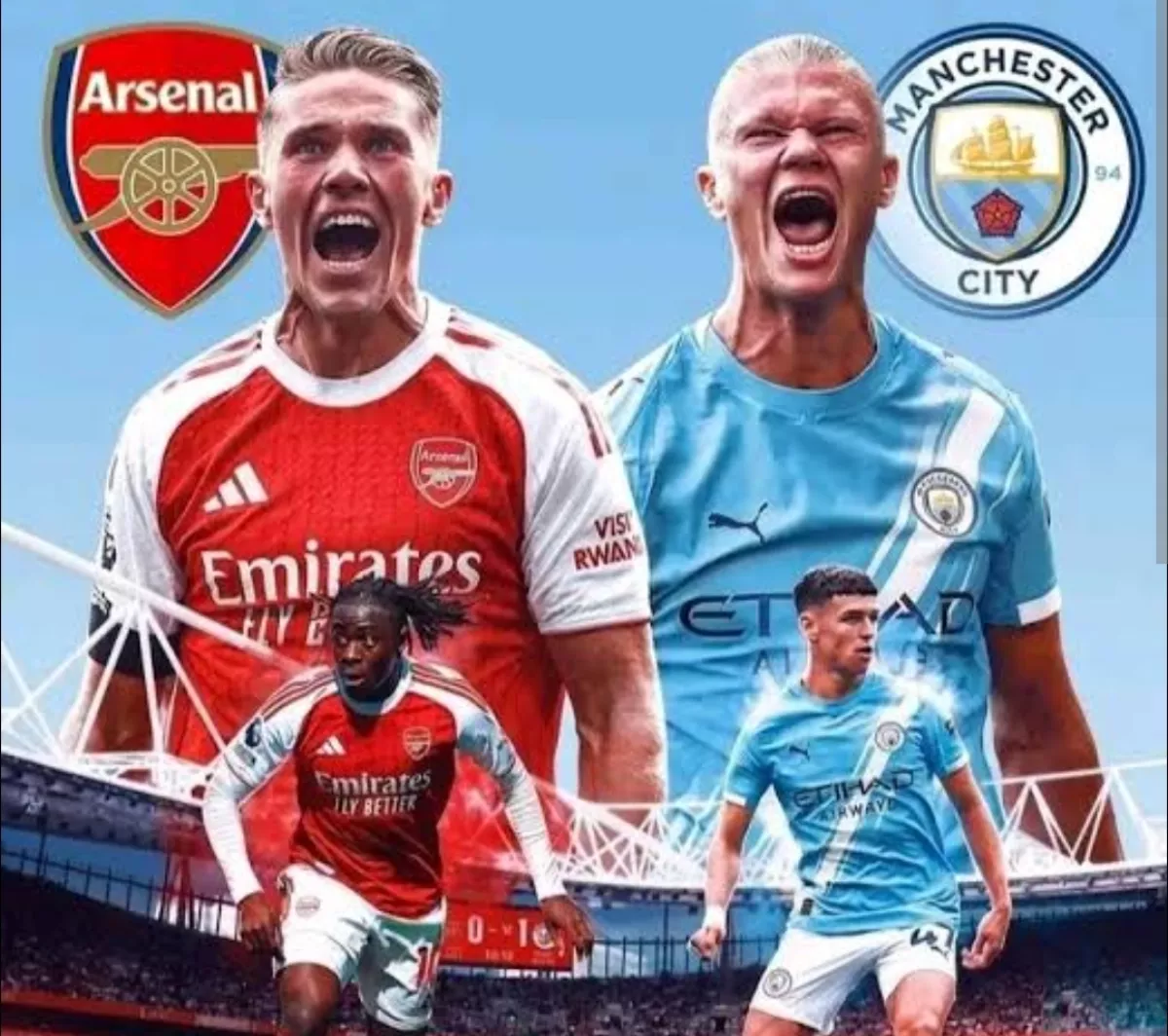 Prediksi Skor Arsenal vs Man City Liga Inggris: Neraka Etihad Siap Menghancurkan The Gunners