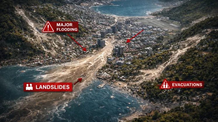 Banjir Bandang Terjang Wellington, Selandia Baru Tetapkan Status Darurat